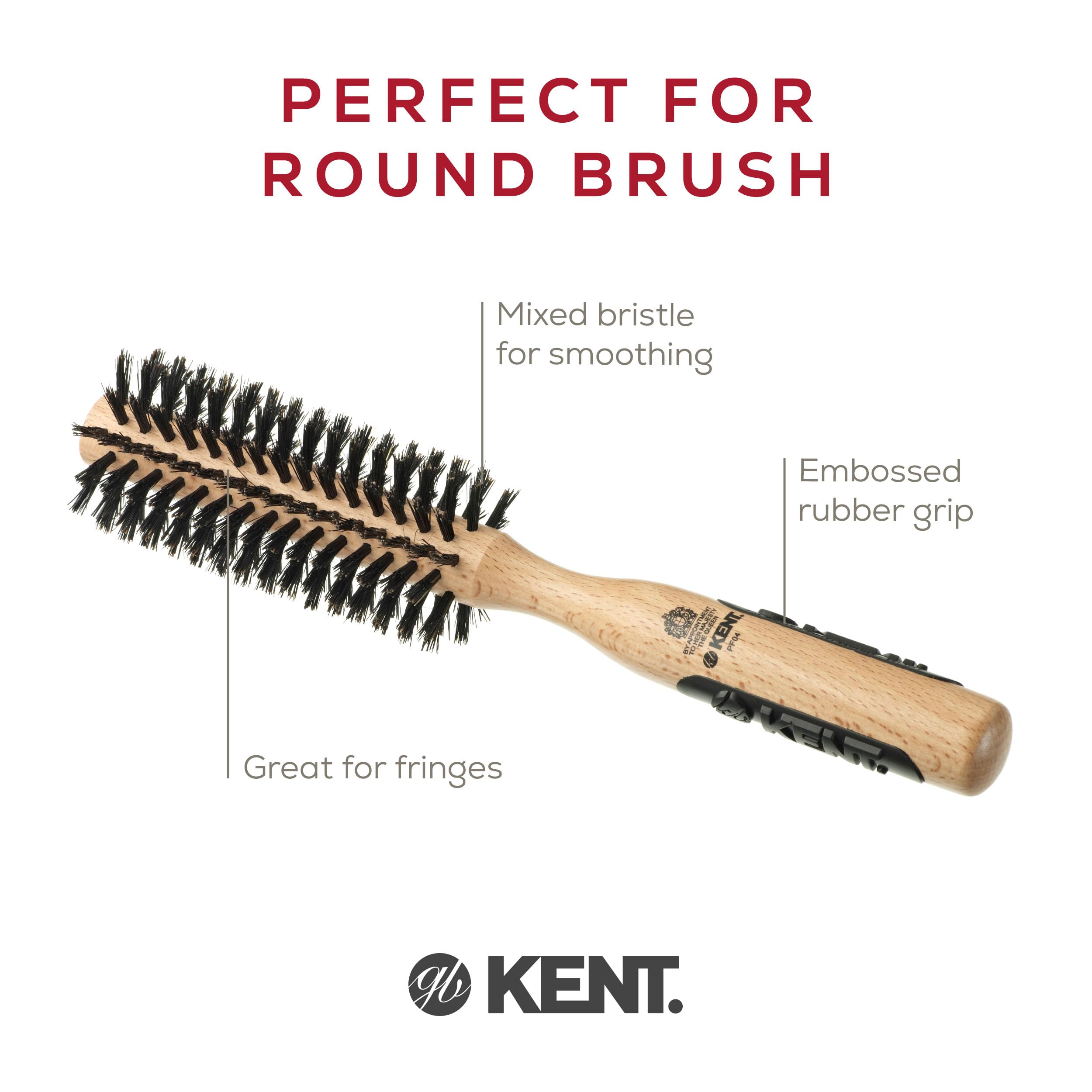 Kent Pure Bristle Small Radial Brush, Wood