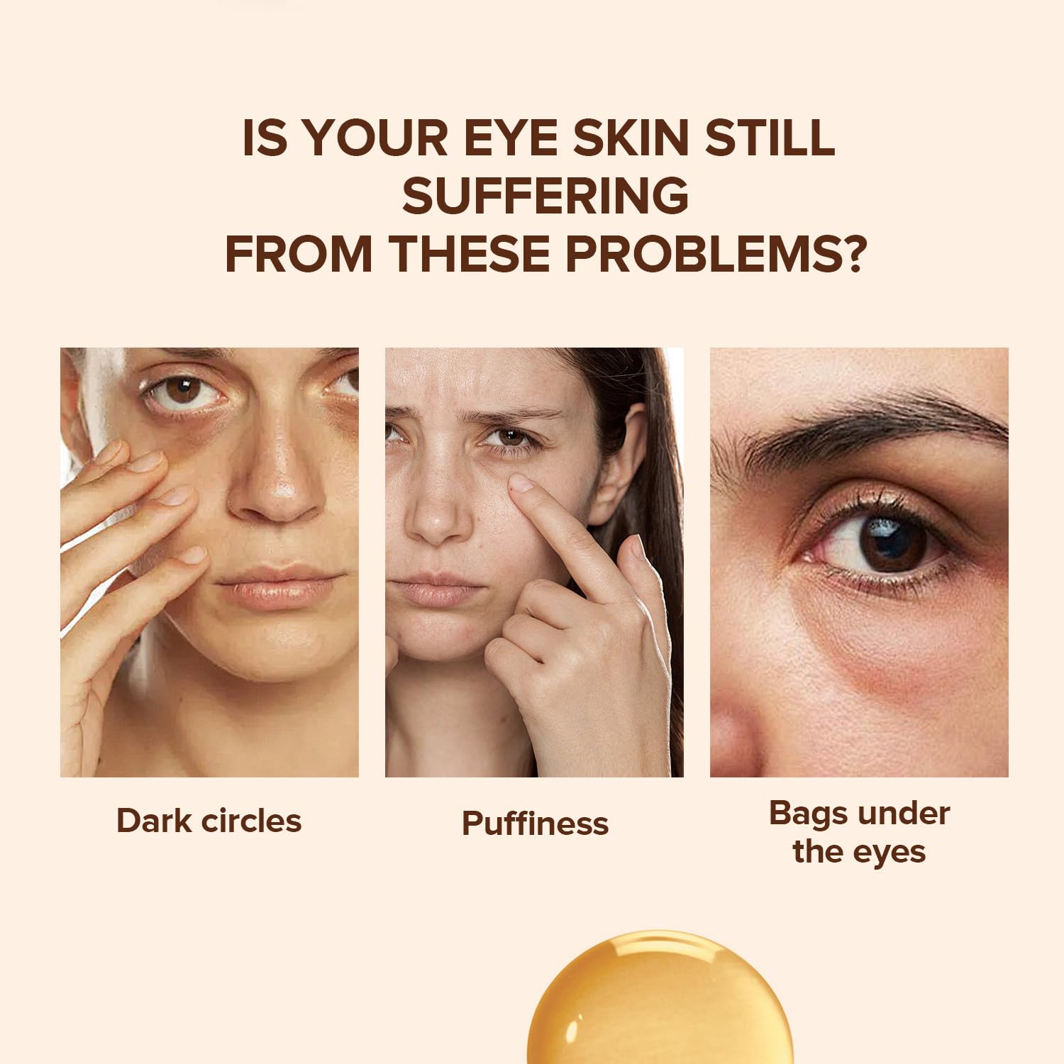 New Caffeine Solution 5%+ EGCG, Facial Caffeine Eye Serum, Moisturizing Eye Solution, Can Reduce Dark Circles And Puffiness.Caffeine Under Eye Serum,30(ML)