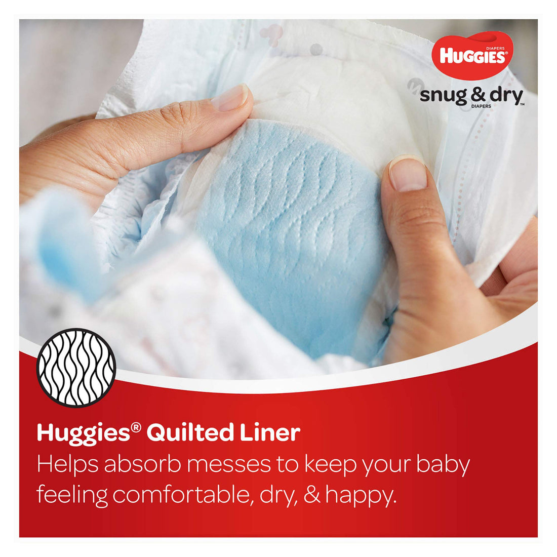 HUGGIES Snug & Dry Diapers, Size 5, 25 Count, JUMBO PACK (Packaging May Vary)