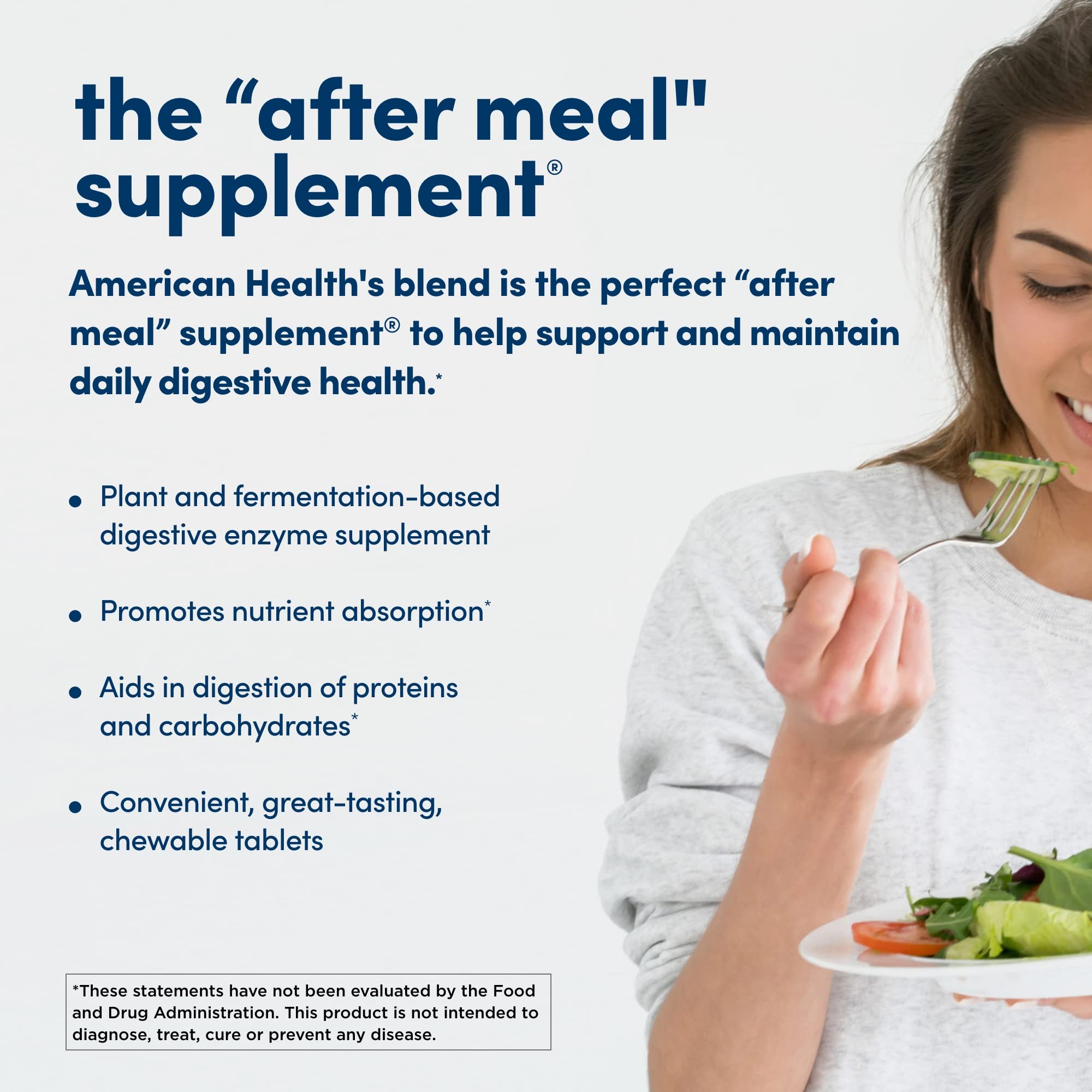 American Health Original Papaya Enzyme - 600 Chewable Tablets, Pack of 2 - The After-Meal Supplement - Non-GMO, Vegan - 400 Total Servings