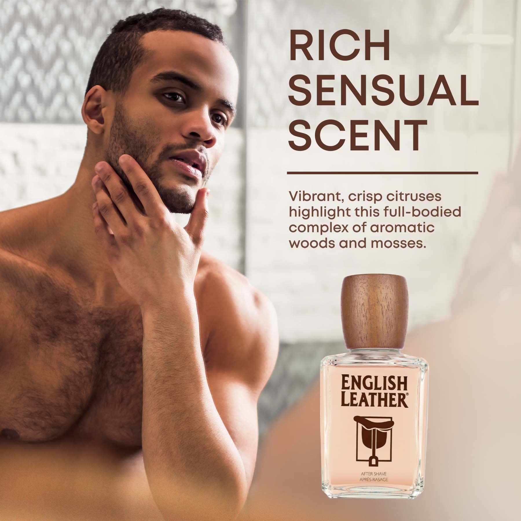 English Leather Aftershave Splash for Men by Dana