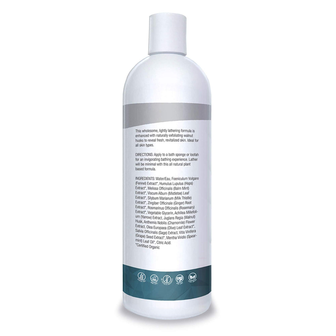 Organic Excellence Spearmint Body Wash For All Skin Types - Natural Soap Alternative - Sulphate and Paraben Free