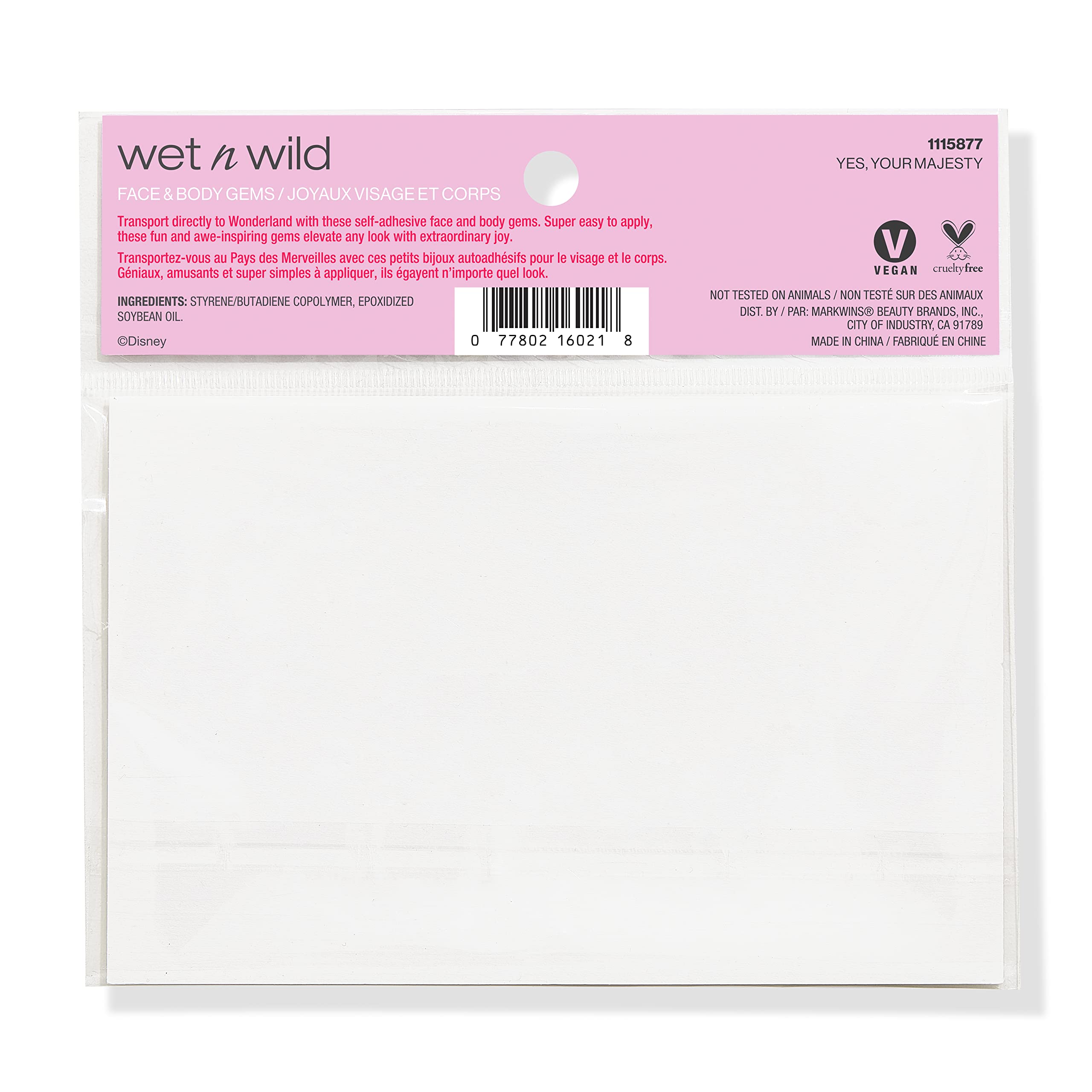 wet n wild Yes, Your Majesty Face & Body Gems Alice in Wonderland Collection