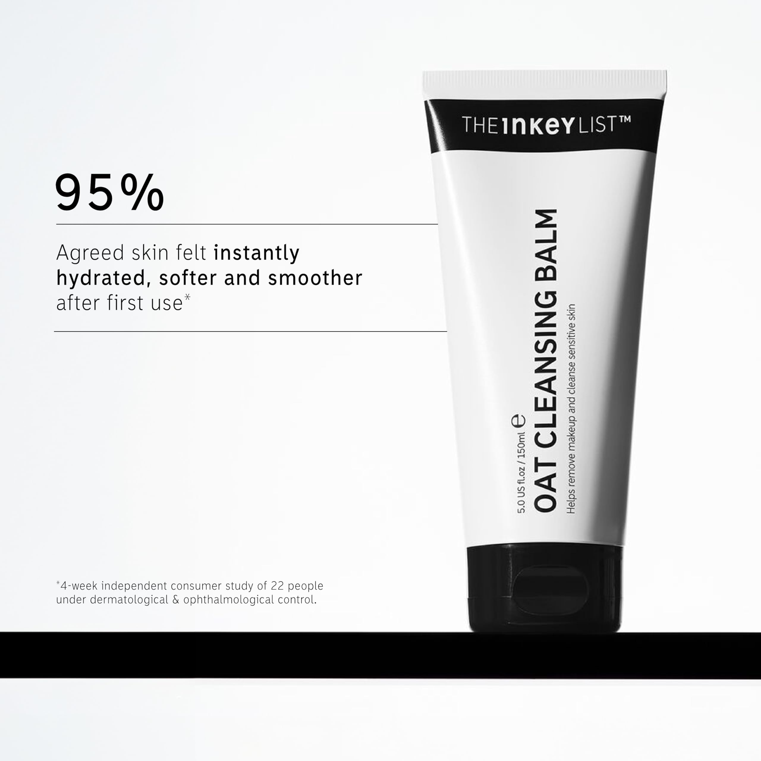 The INKEY List Oat Cleansing Balm Duo, Rich Balm Removes Makeup and Impurities, Reduces Redness, 5.0 fl oz (2 Pack)