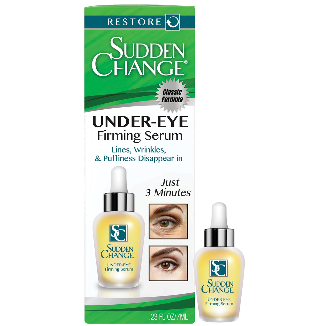 SUDDEN CHANGE UNDER EYE SERUM Size: .23 OZ