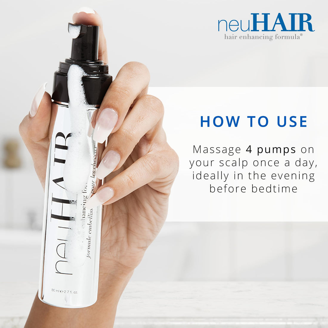 Skin Research Laboratories NeuHair Enhancing Formula, 2.7 Fl Oz