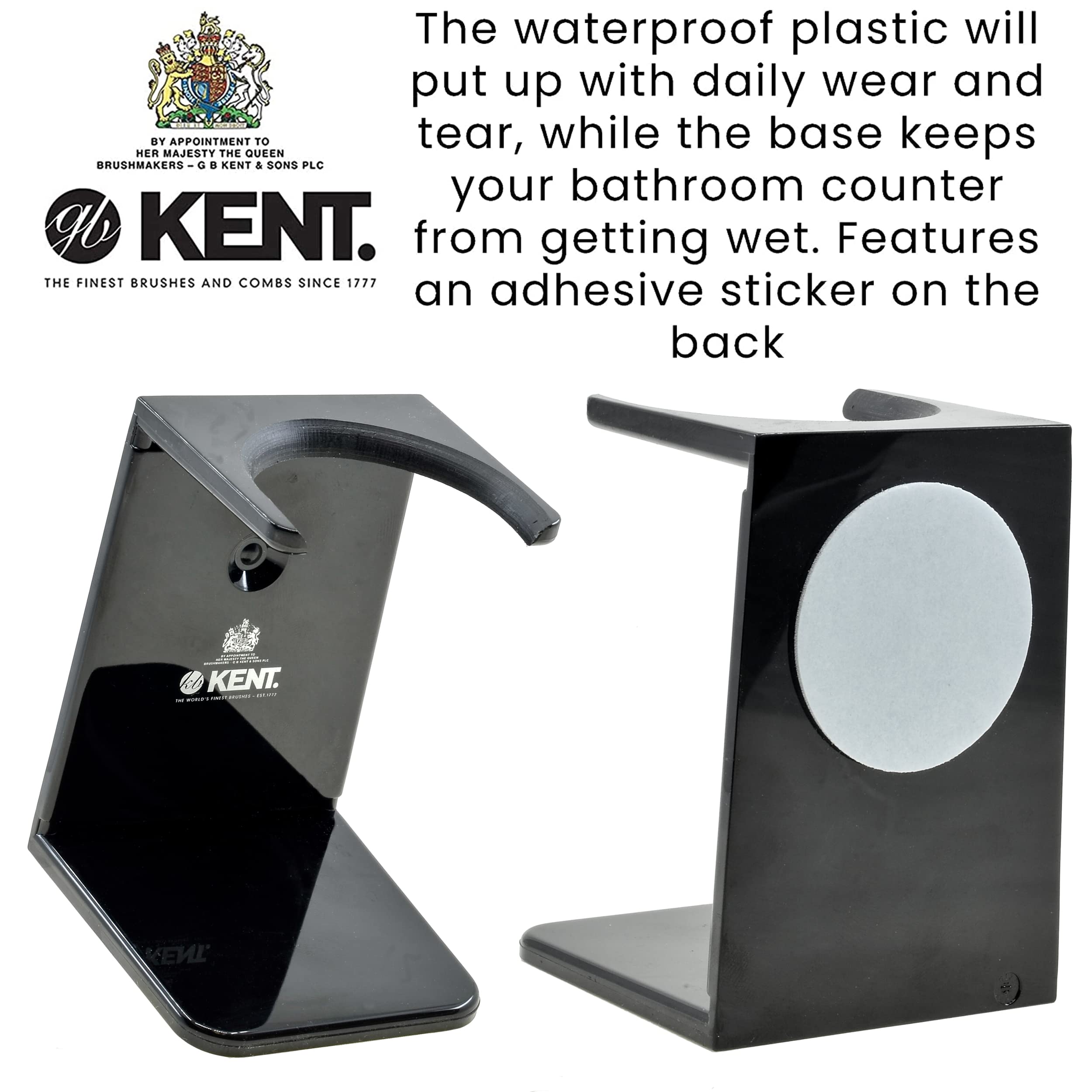 KENT VSB2 BLK Large Shaving Brush Stand