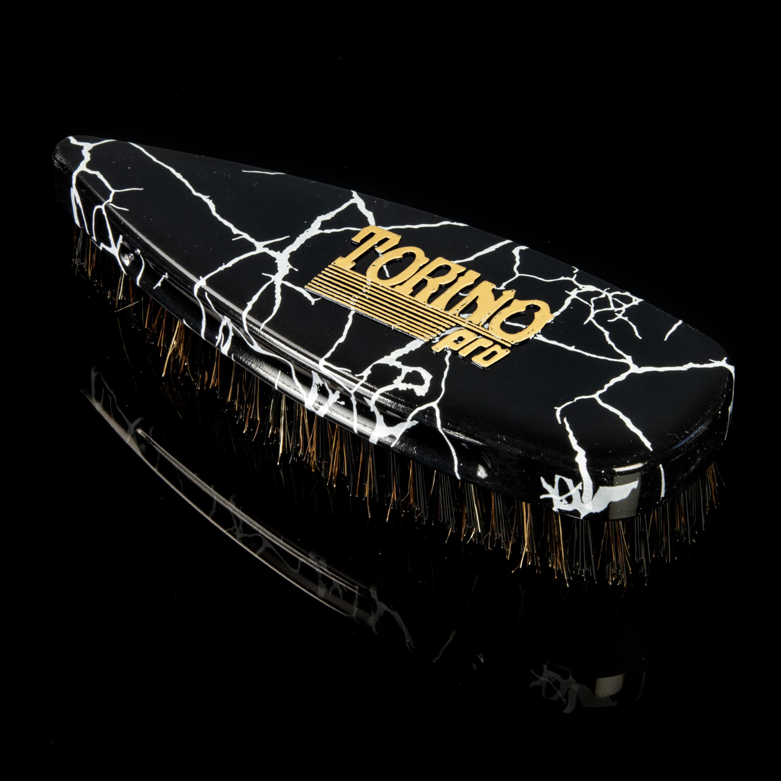 Torino Pro Wave brush #252- Hard Pointy Palm Shower Brush - Reinforced Bristles -Great for Wolfing