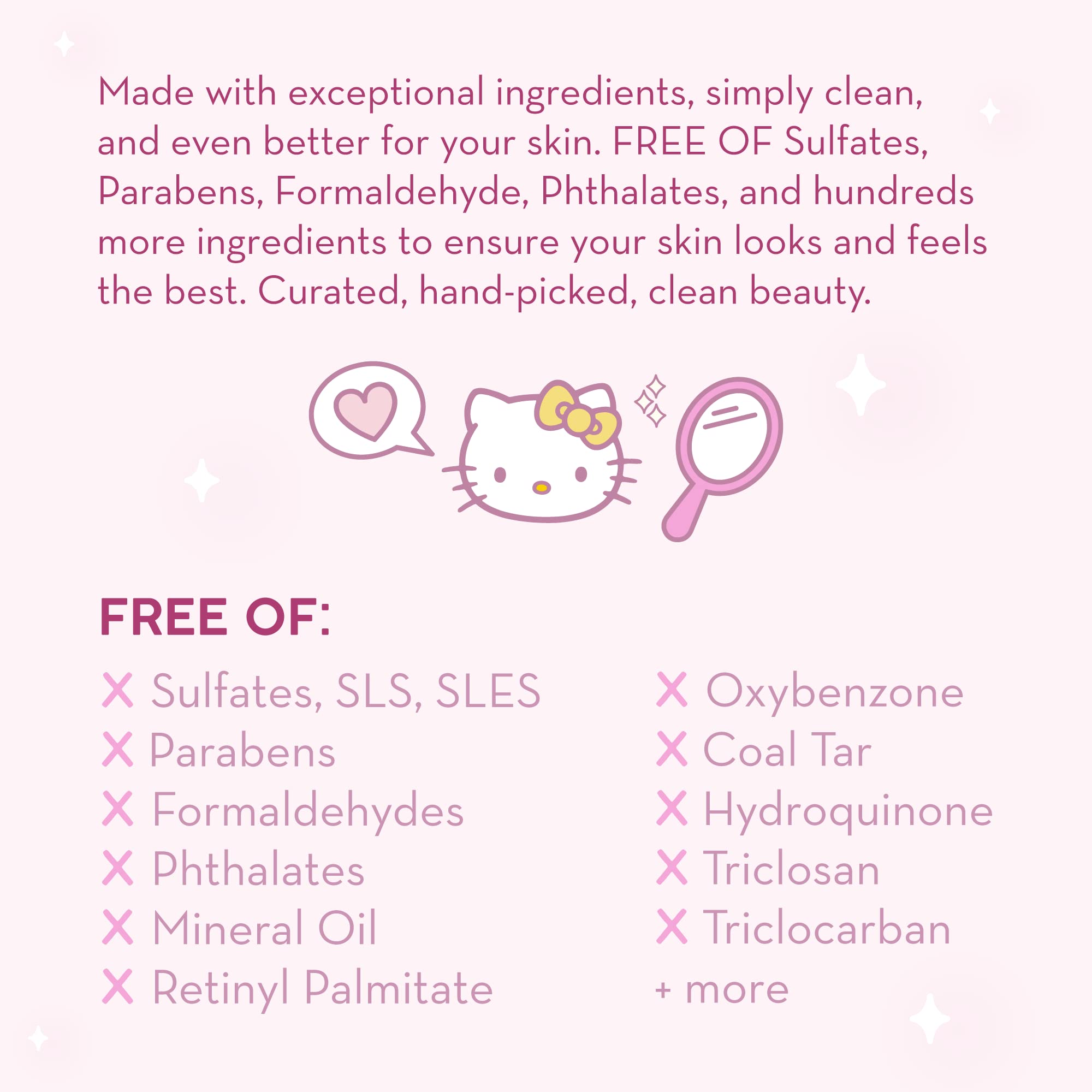 The Crème Shop x Hello Kitty Pink Water Crème - Klean Beauty™ For Hydrating, Replenishing, Smoothening