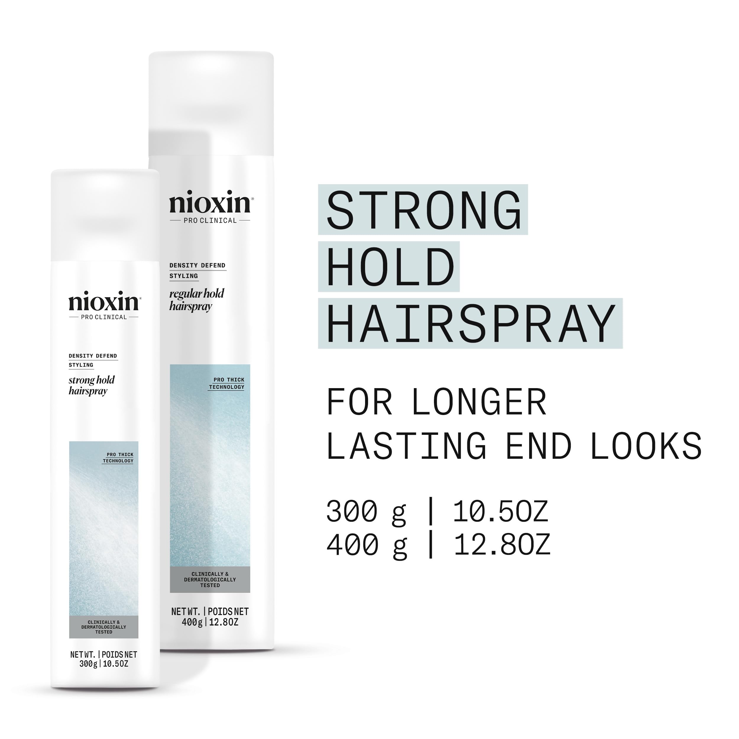 Nioxin 3D Styling Niospray Hairspray, Strong Hold, 10.6 Ounce