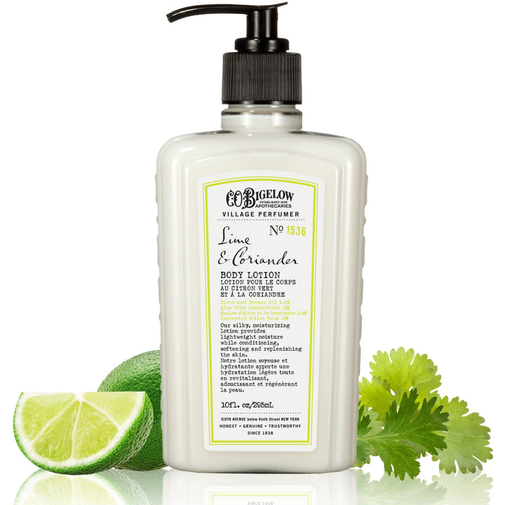 C. O. Bigelow Village Perfumer Body Lotion - Lime & Coriander - No. 1536