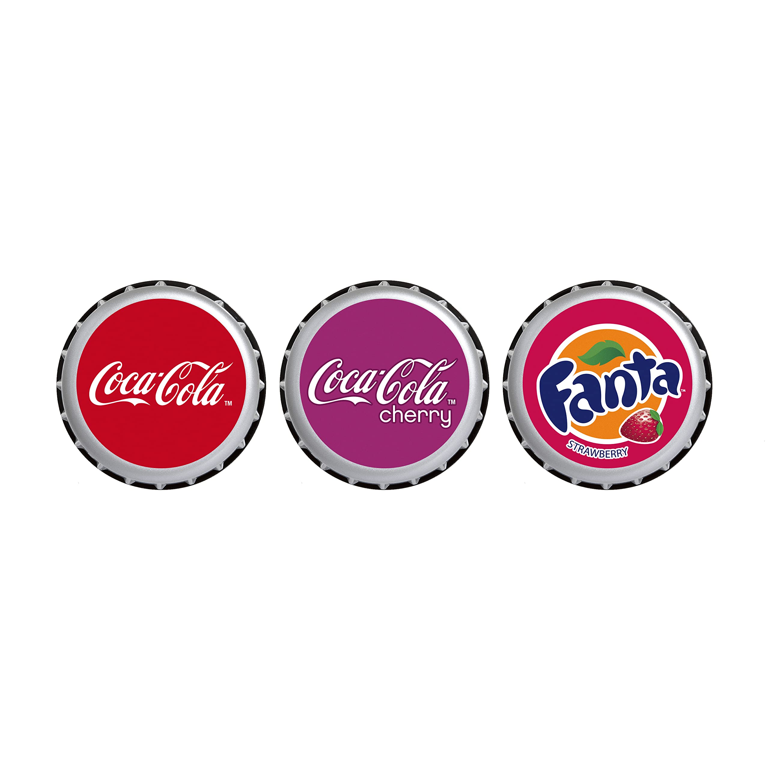 Lip Smacker Coca Cola Collection - Moisturizing, Soothing Coke Bottle Caps Trio