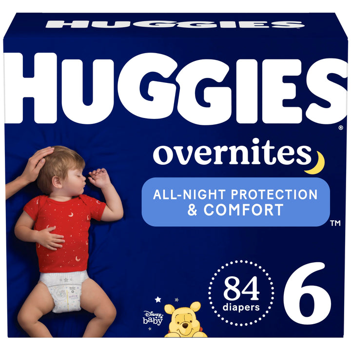 Nighttime Baby Diapers Size 6, 84 Ct, Huggies Overnites