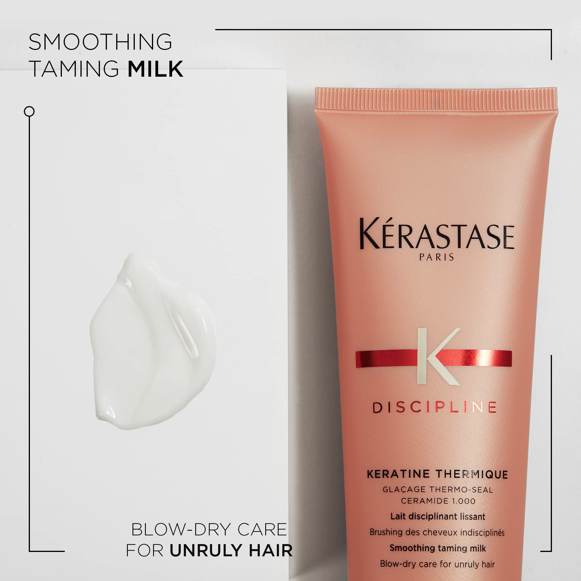 Kerastase Discipline Keratine Thermique Smoothing Taming Milk Anti-Frizz Cream, 150ml