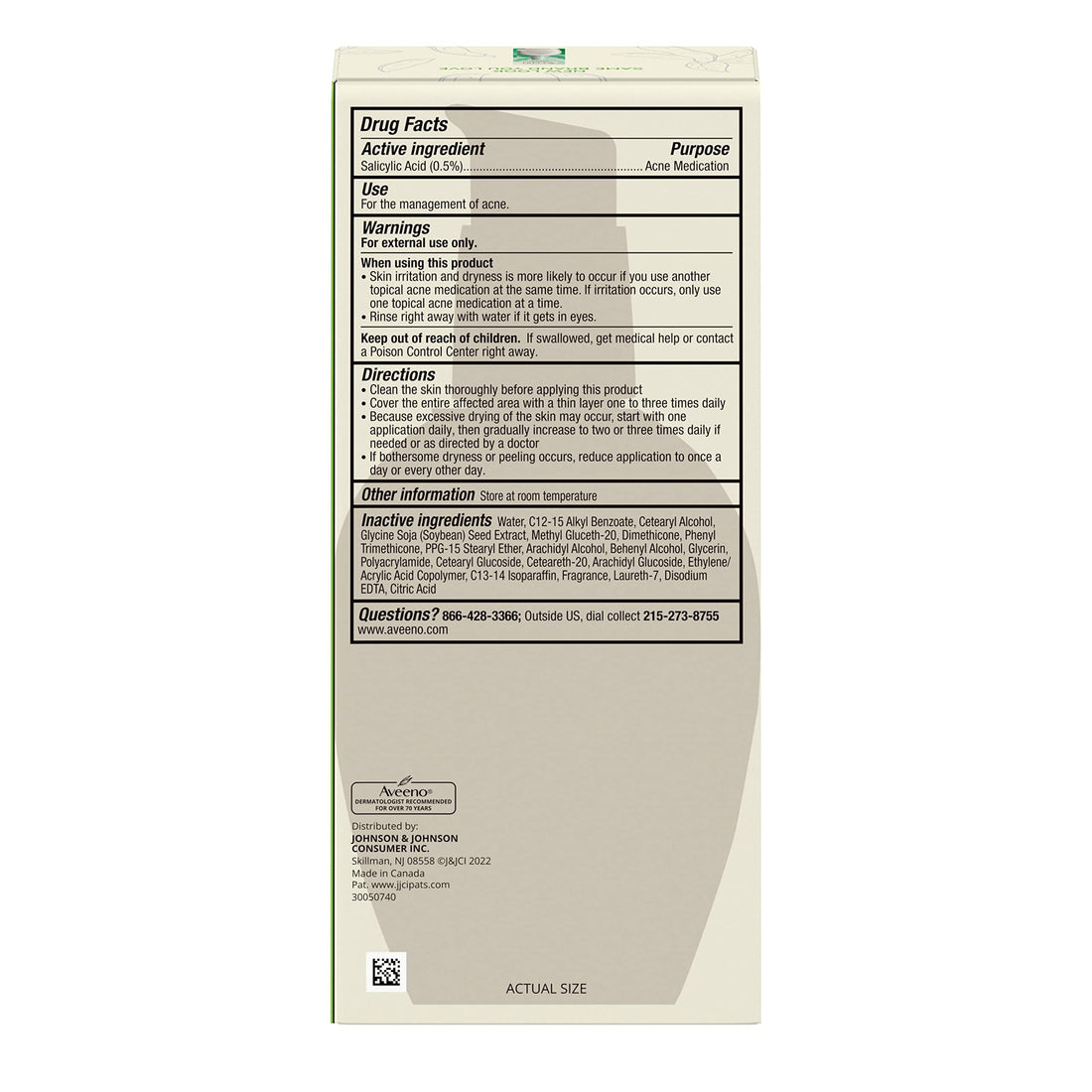 Aveeno Clear Complexion Daily Moisturizer, 4 Ounce