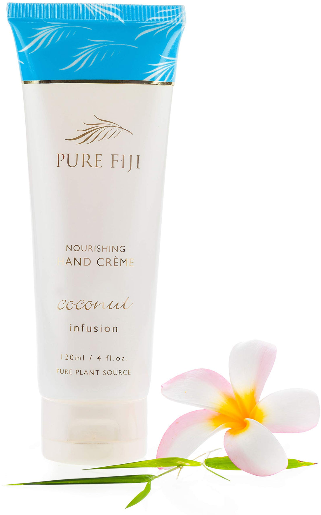 PURE FIJI Nourishing Hand Cream - Deep Moisturizing Hand Cream for Women and Man, Hand Lotion For Dry Hands - 24 Hour Moisture, Organic Ingredients, Coconut, 4 oz