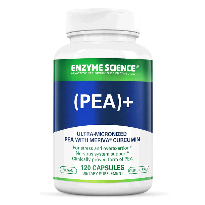 Enzyme Science (Pea+, 120 Capsules All-Natural Meriva Curcumin Supplement for Physiological Support Helps Support Nervous, Immune, & Muscular Systems