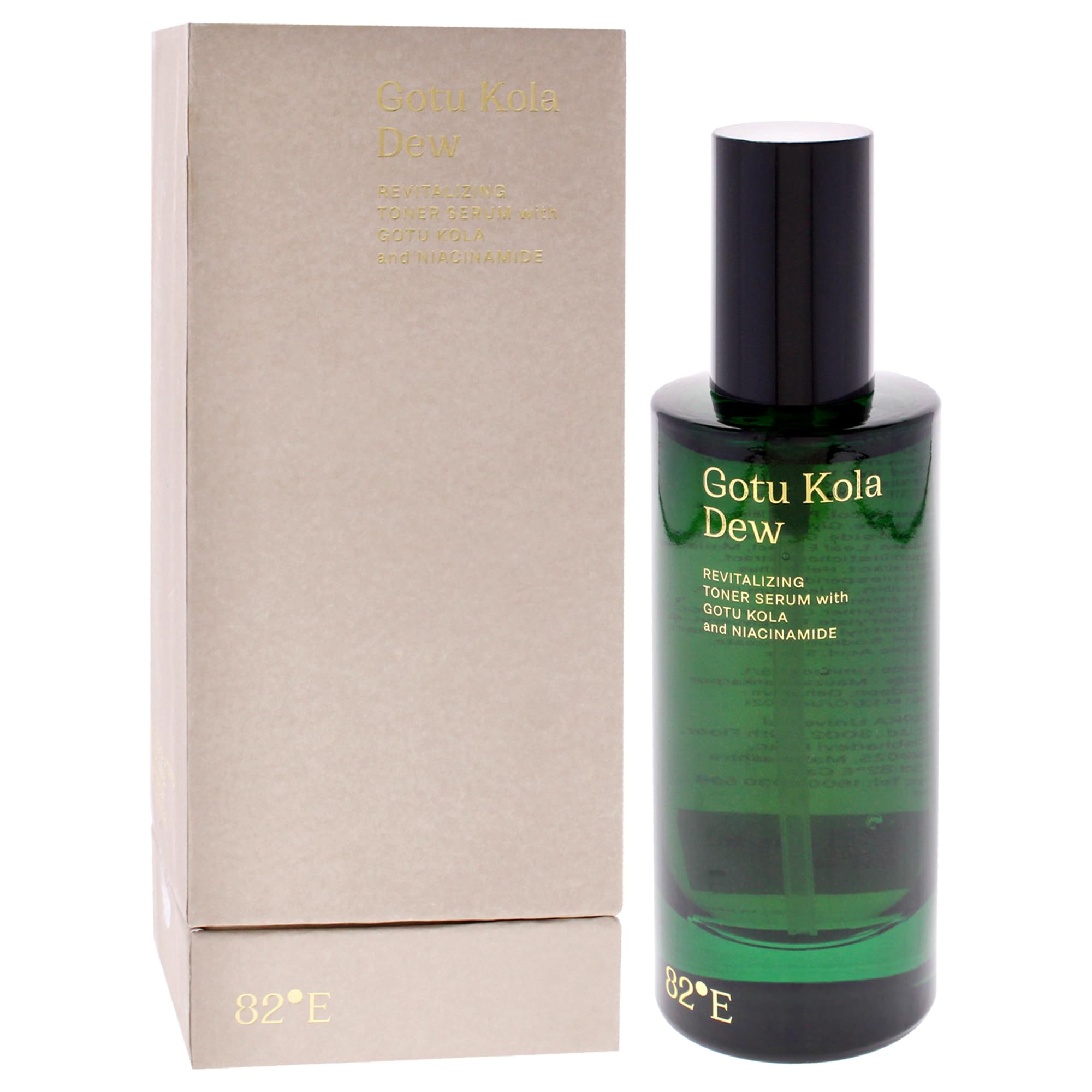 Gotu Kola Dew Revitalizing Toner Serum by 82E for Women - 3.3 oz Serum
