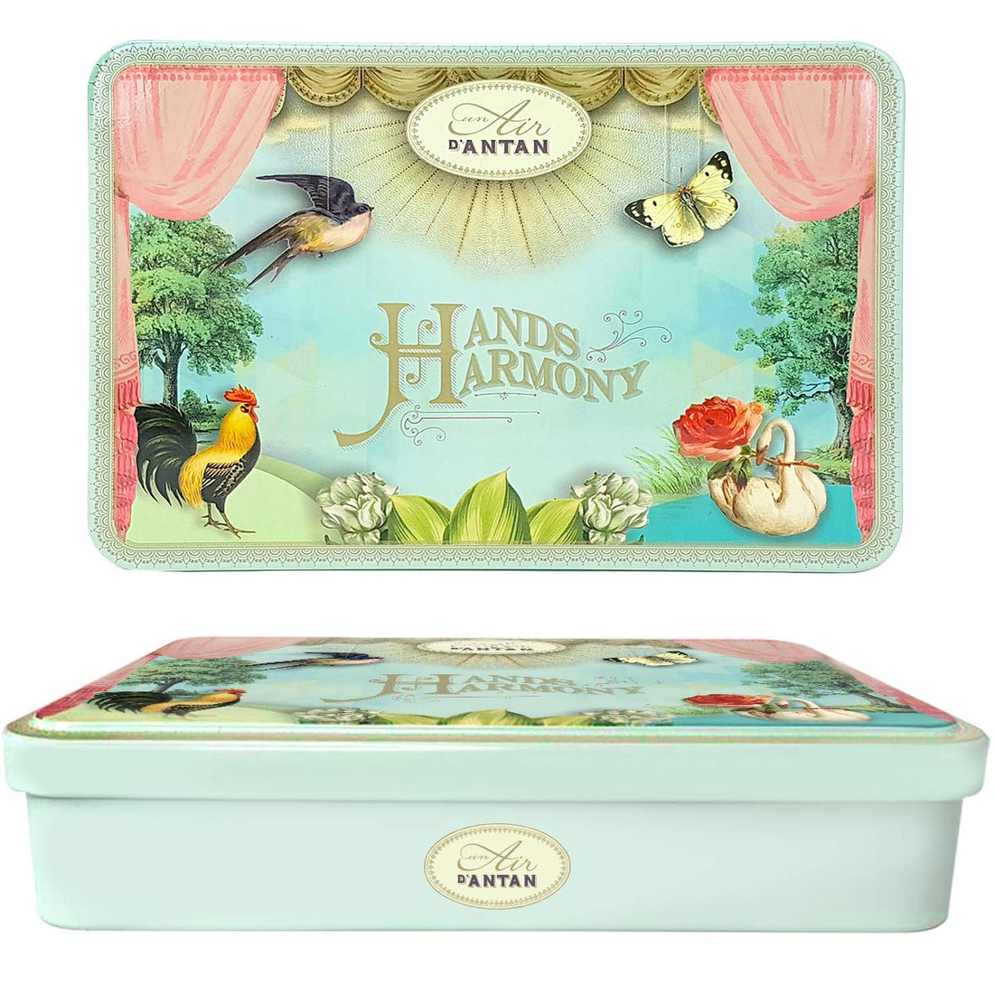 French HANDS & NAILS CREAMS SET - An adorable box offering 4 delicately scented and deeply moisturizing hands creams - A perfect gift for her