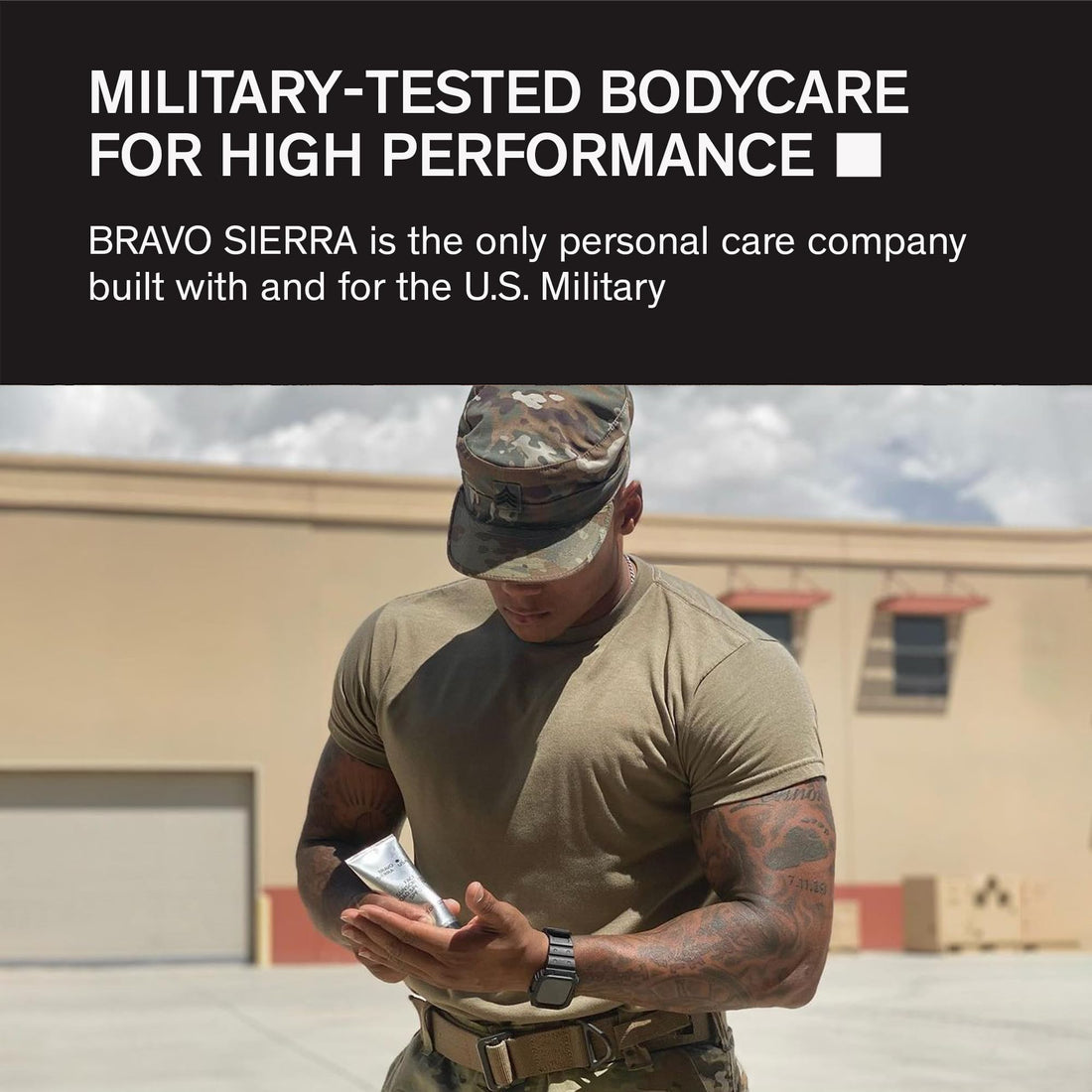 Aluminum-Free Deodorant for Men by Bravo Sierra, 1-Pack -Contains Natural Ingredients –Long Lasting All-Day Odor and Sweat Protection - Citrus and Cedarwood, 3.2 oz -Paraben-Free, Vegan & Cruelty-Free