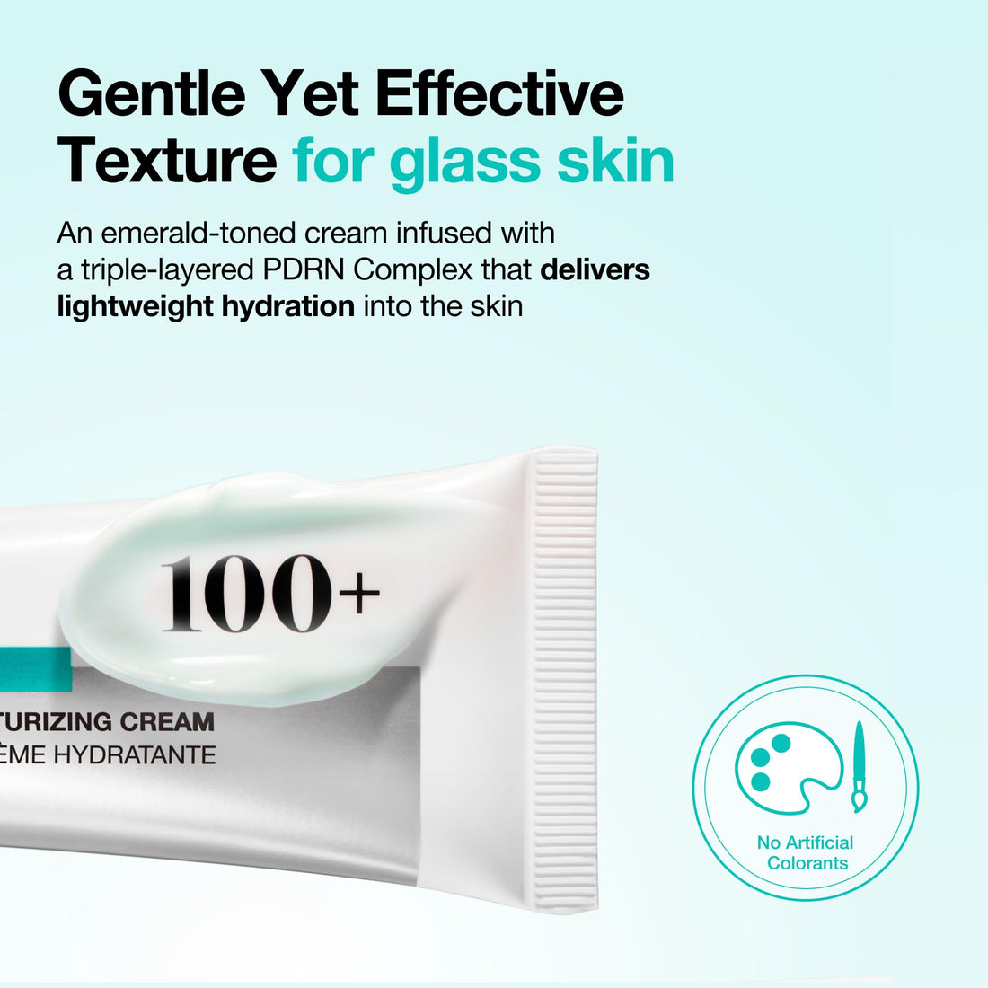 ANUA PDRN Hyaluronic Acid 100 Moisturizing Cream, Lightweight Hydrating Moisturizer with Salmon PDRN, Hyaluronic acid, Collagen for Glass Skin, Korean Skin Care (60ml / 2.02 fl. oz)