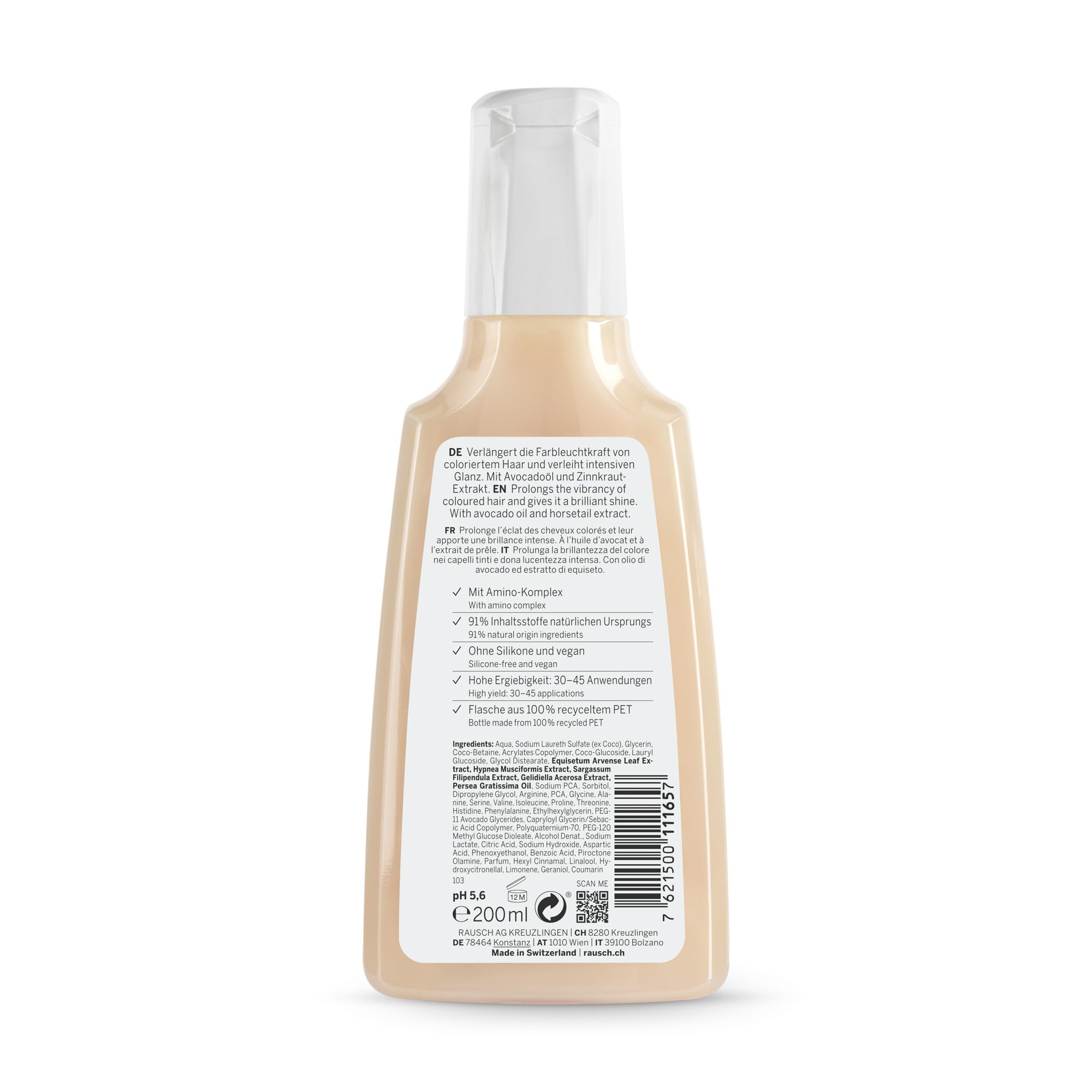 RAUSCH Avocado Color-Protecting Shampoo 200 ml