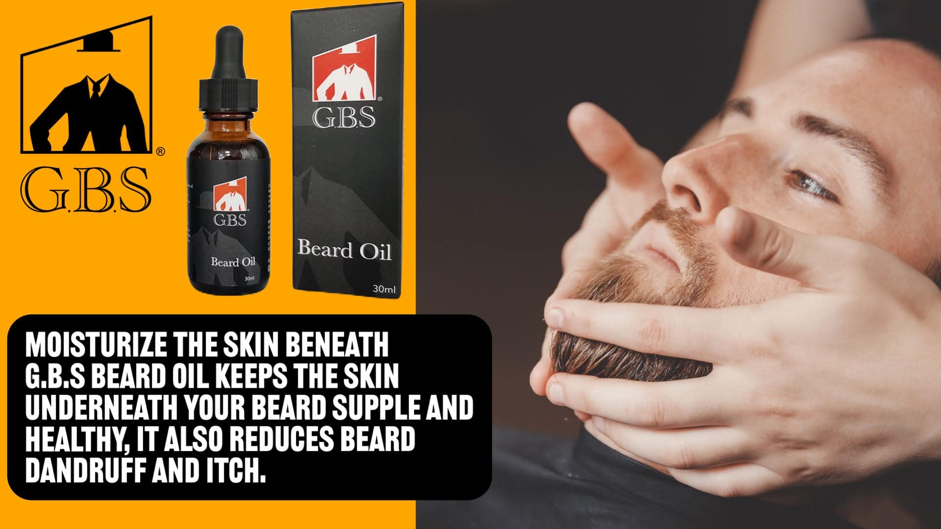 GBS Unscented 1oz Beard Oil - Doppler included!