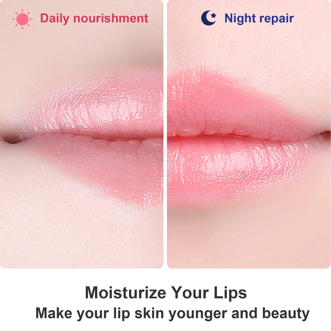 Permotary 30 Pieces Pink Gel Collagen Lip Mask Crystal Lip Pads For Moisturizing, Anti-Wrinkle, Anti-Aging, Firms & Hydrates Lips, Pink