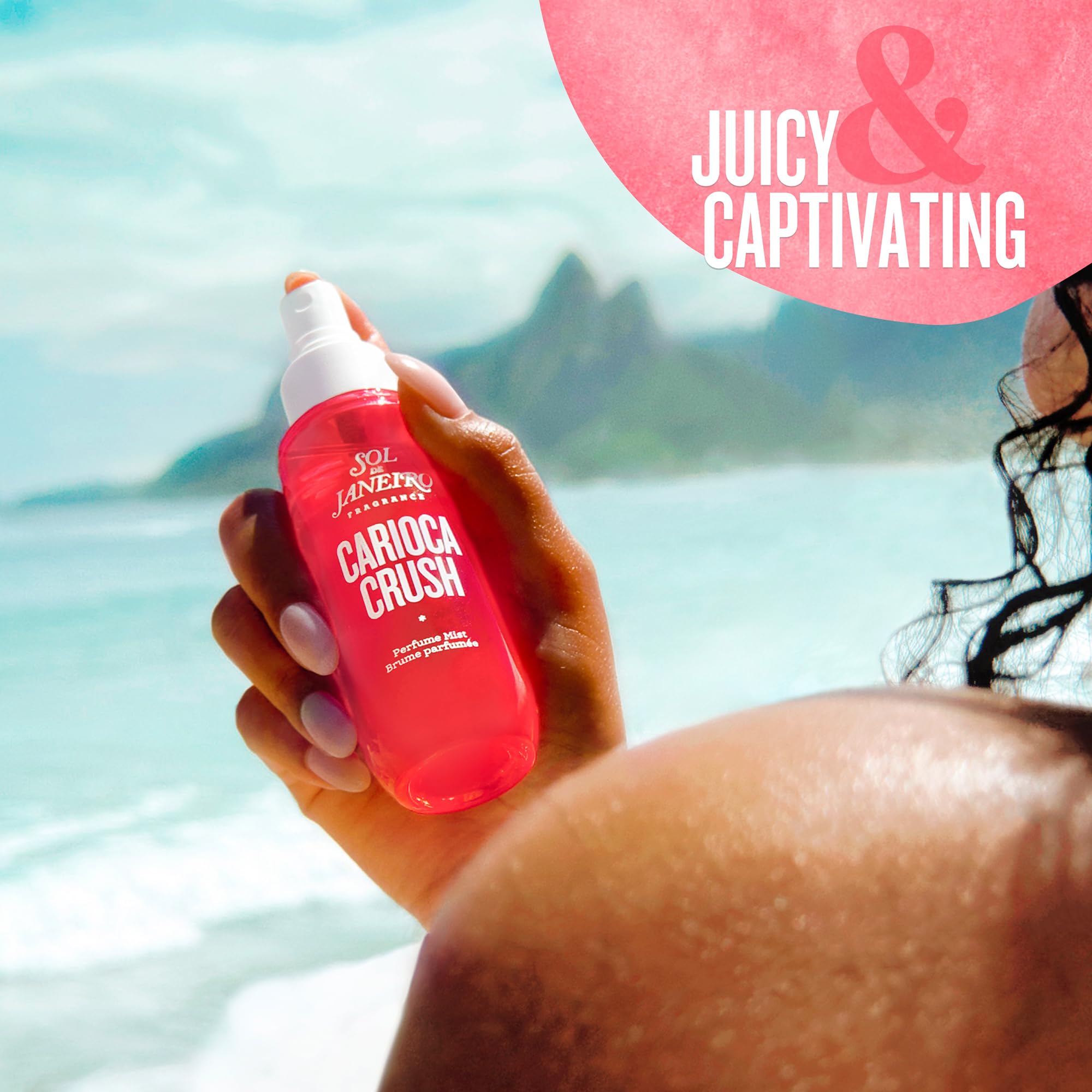SOL DE JANEIRO Carioca Crush Hair & Body Perfume Mist Limited Edition Scent 3 fl oz/90 ml Travel-Friendly Fragrance Mist - Amazon Exclusive