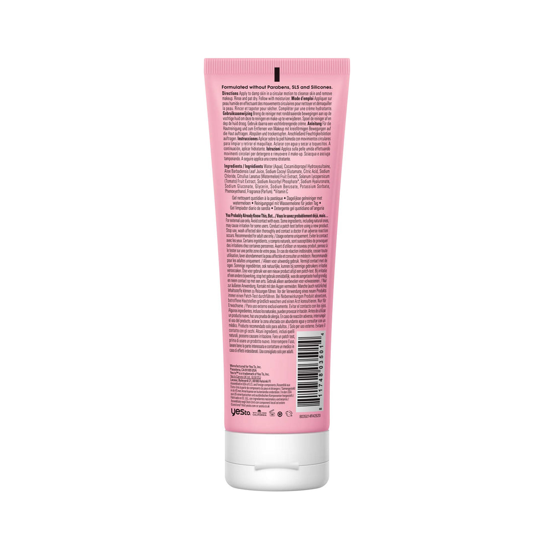 Yes To Watermelon, Light Hydration Super Fresh Cleanser, All Skin Types, Refresh & Hydrate Skin, fresh, 4 Fl Oz