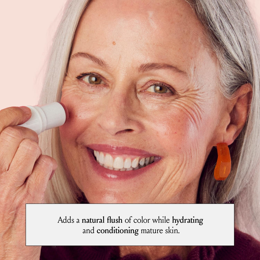 BOOM! By Cindy Joseph BoomStick Rose Nude - 3-in-1 Cream Blush Stick for Eyes, Lips & Cheeks - Cruelty-Free, Long-Wearing, Blendable, Buildable Lip & Cheek Tint - Multi-Use Makeup for All Skin Types