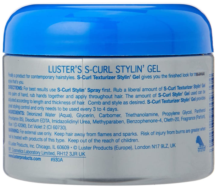 Lusters S-Curl Texturizing Gel Styling 10.5 Ounce (310ml) (2 Pack)
