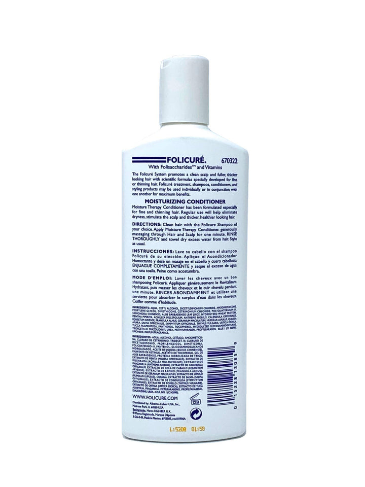 Folicure Moisturizing Conditioner, 12 Ounce