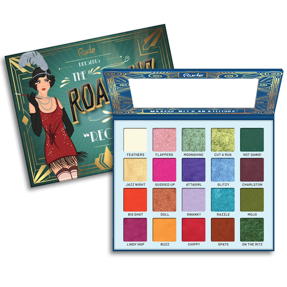 Rude Cosmetics The Roaring 20's Eyeshadow Palette - Reckless