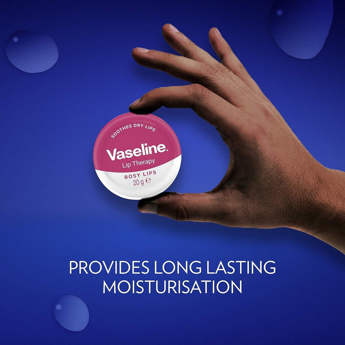 Vaseline Lip Therapy Rosy Lips with Rose and Almond Oil 20g, 1 Unit