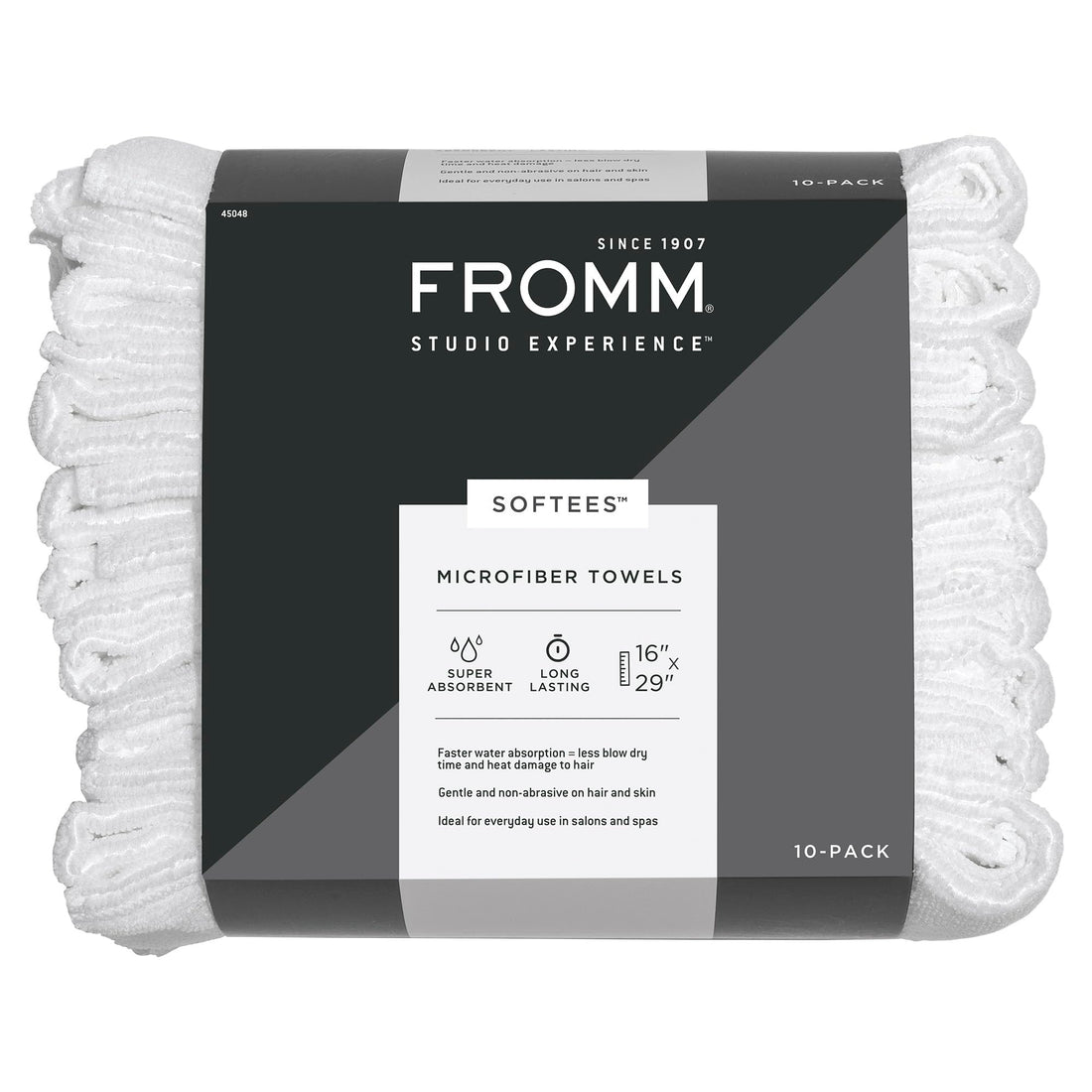 Softees Towels with Duraguard, White, 10pk