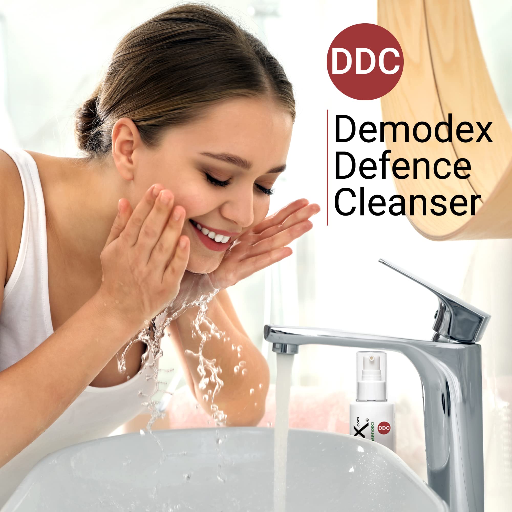 Ungex | Demodex Defence Cleanser | Facial Wash for Acne Rosacea, Inflammation | DDC