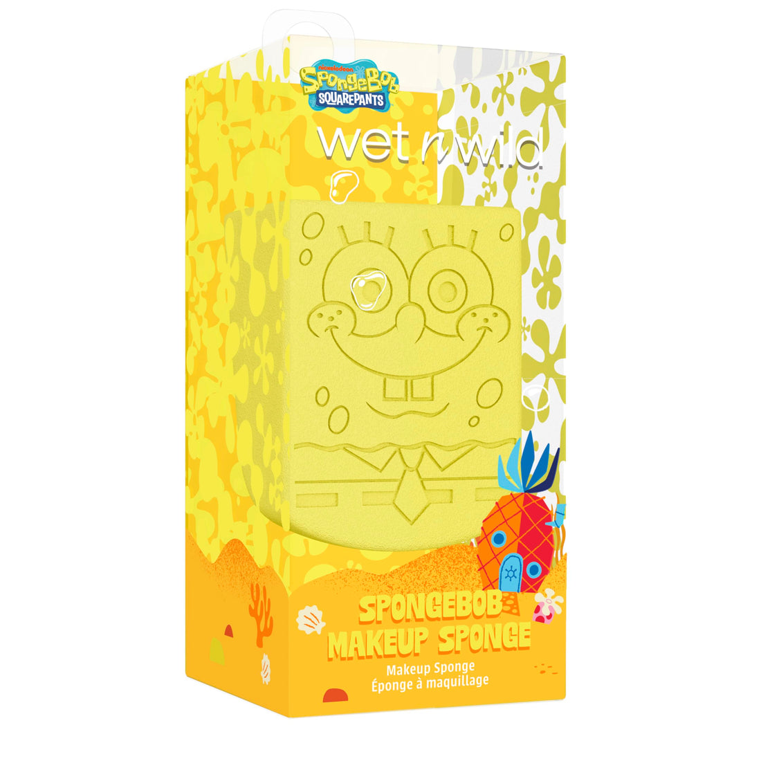 wet n wild Makeup Sponge – 3D Beauty Blender for Foundation, Contouring & Baking – SpongeBob SquarePants Edition