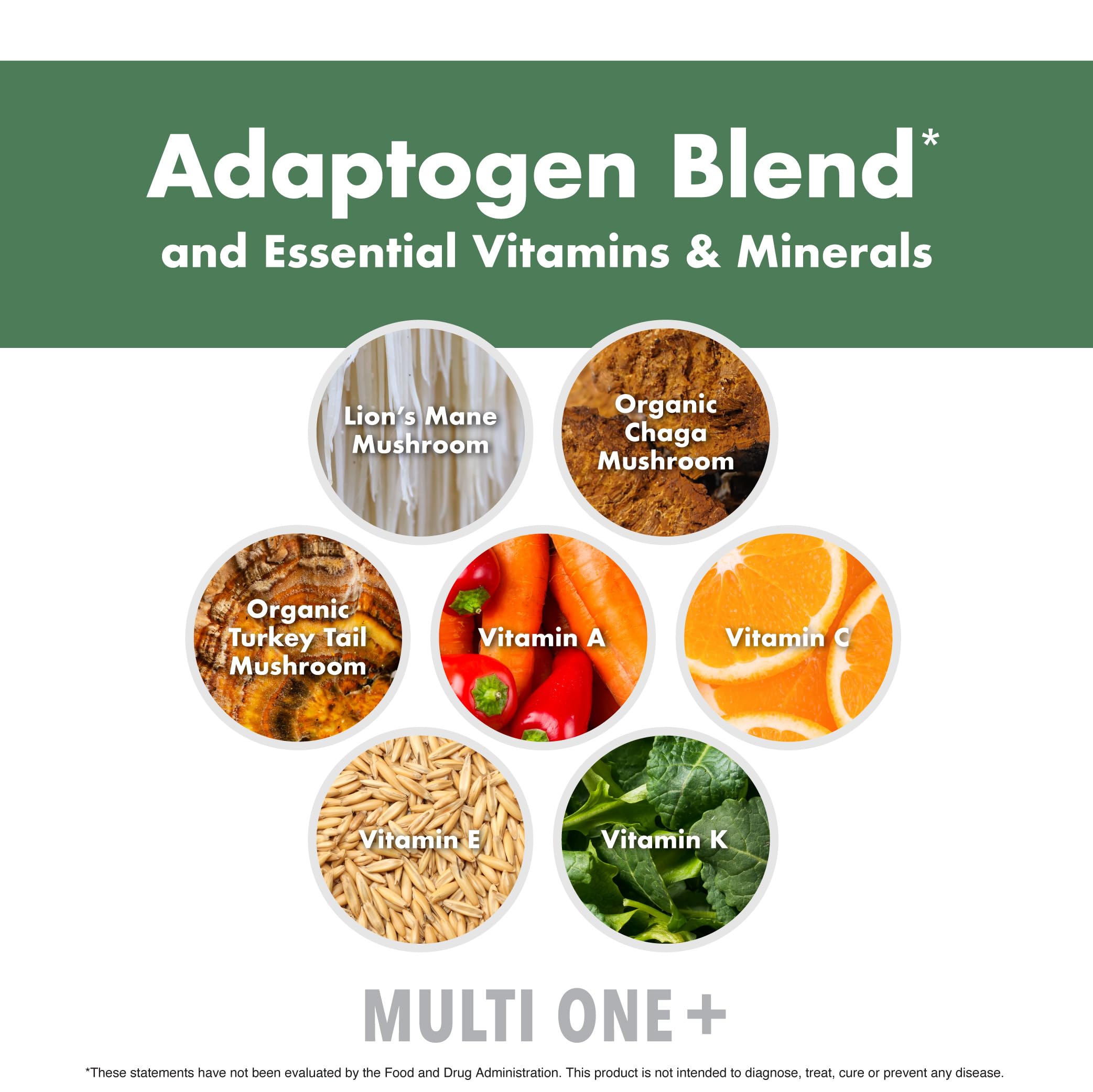 MultiOne Men & Women’s Daily Multivitamin - Essential Nutrients and Minerals for Optimal Health (60 Capsules)