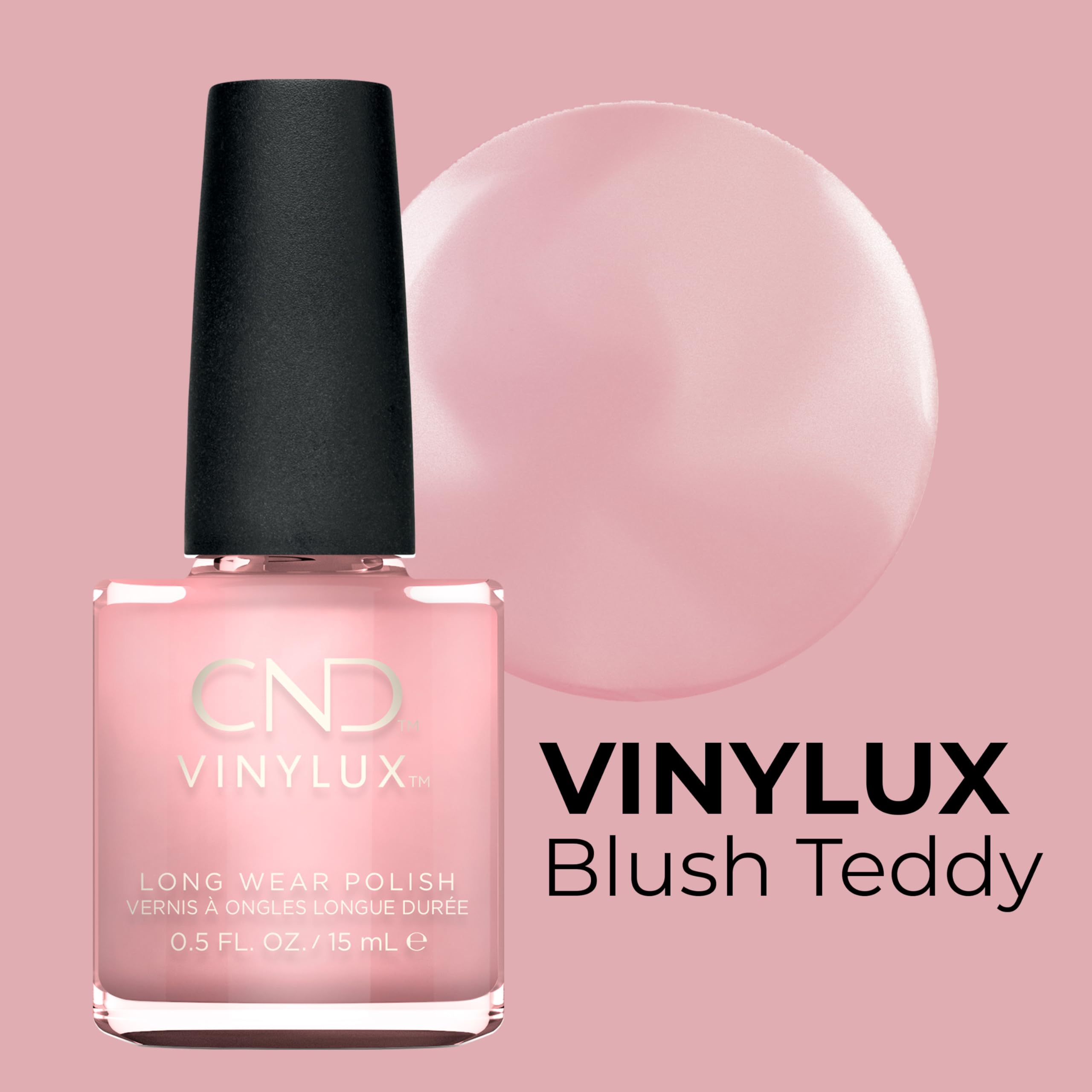 CND VINYLUX Weekly Polish 0.5oz/ 15ml (182 - BLUSH TEDDY)