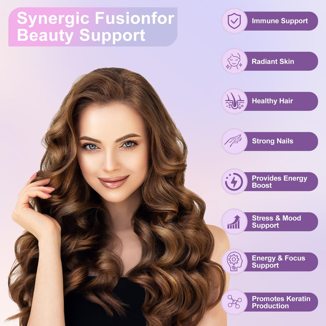 KFG Biotin 10000mcg, Women’s Multivitamin-Mineral, with Keratin, Collagen, Calcium, Niacinamide & Vitamins A, B, D, C, E, for Women Hair, Skin, Nail & Bone Health, 100 Tablets.