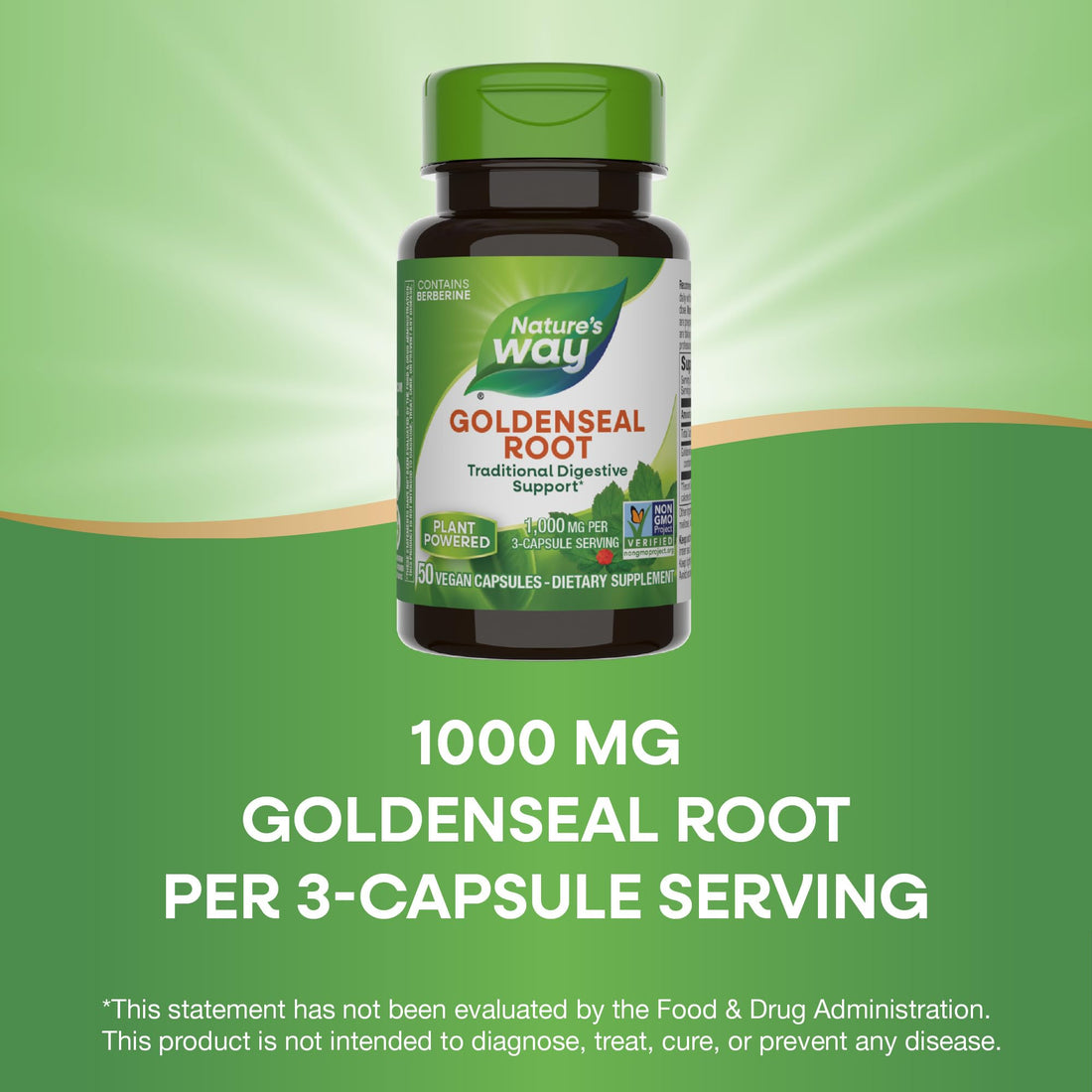 Nature's Way, Goldenseal Root, 50 Caps