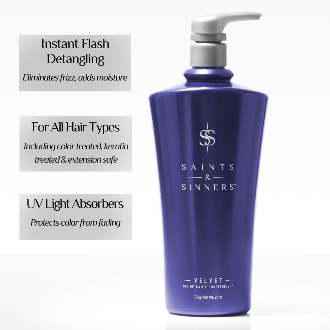 Saints & Sinners Velvet Duo (750ml) for Dry, Damaged, Color Treated Hair