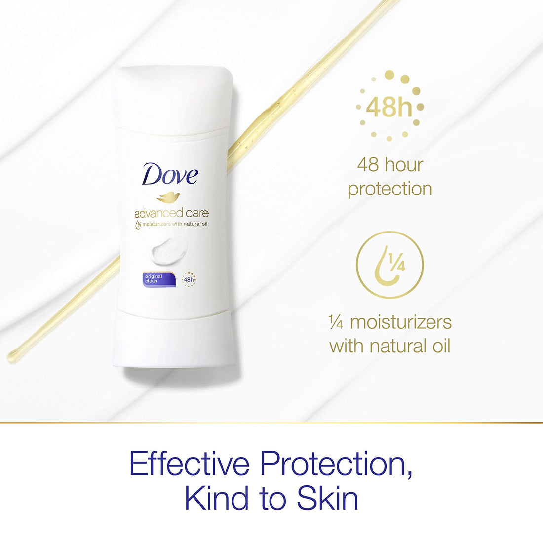 Dove Advanced Care Antiperspirant Original Clean 2.6 oz
