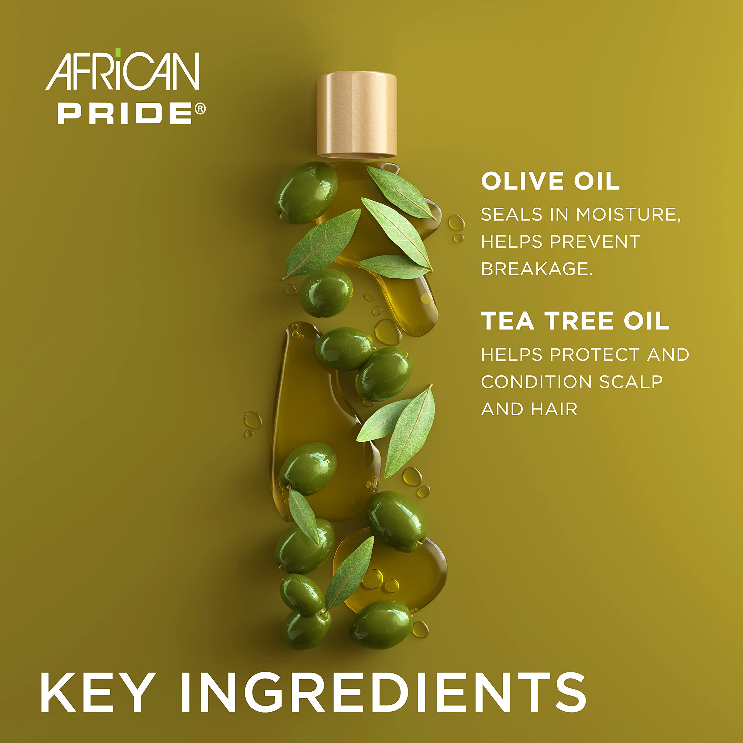 African Pride Olive Miracle Growth Oil