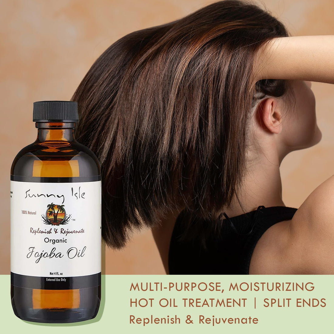 Sunny Isle Organic Jojoba Oil 4oz