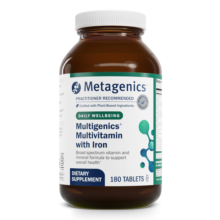 Metagenics Multigenics - Fast-Release Multivitamin & Multimineral Tablet - for Bone Health, Homocysteine Metabolism & Antioxidant Support* - Non-GMO & Gluten Free - 180 Tablets