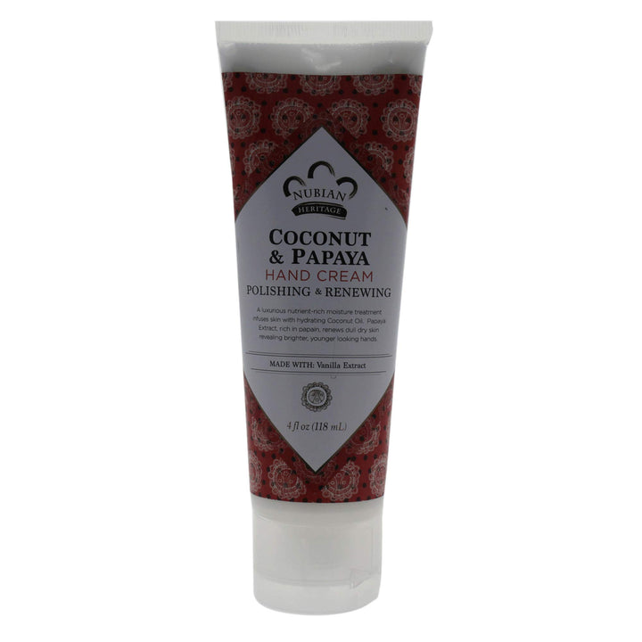 Nubian Heritage Hand Cream, Coconut Papaya, 4 Ounce by Nubian Heritage