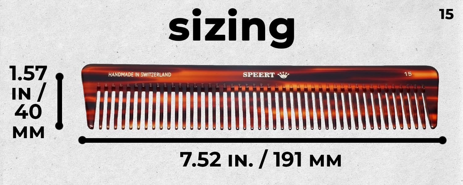 Hand-made tortoise comb #15