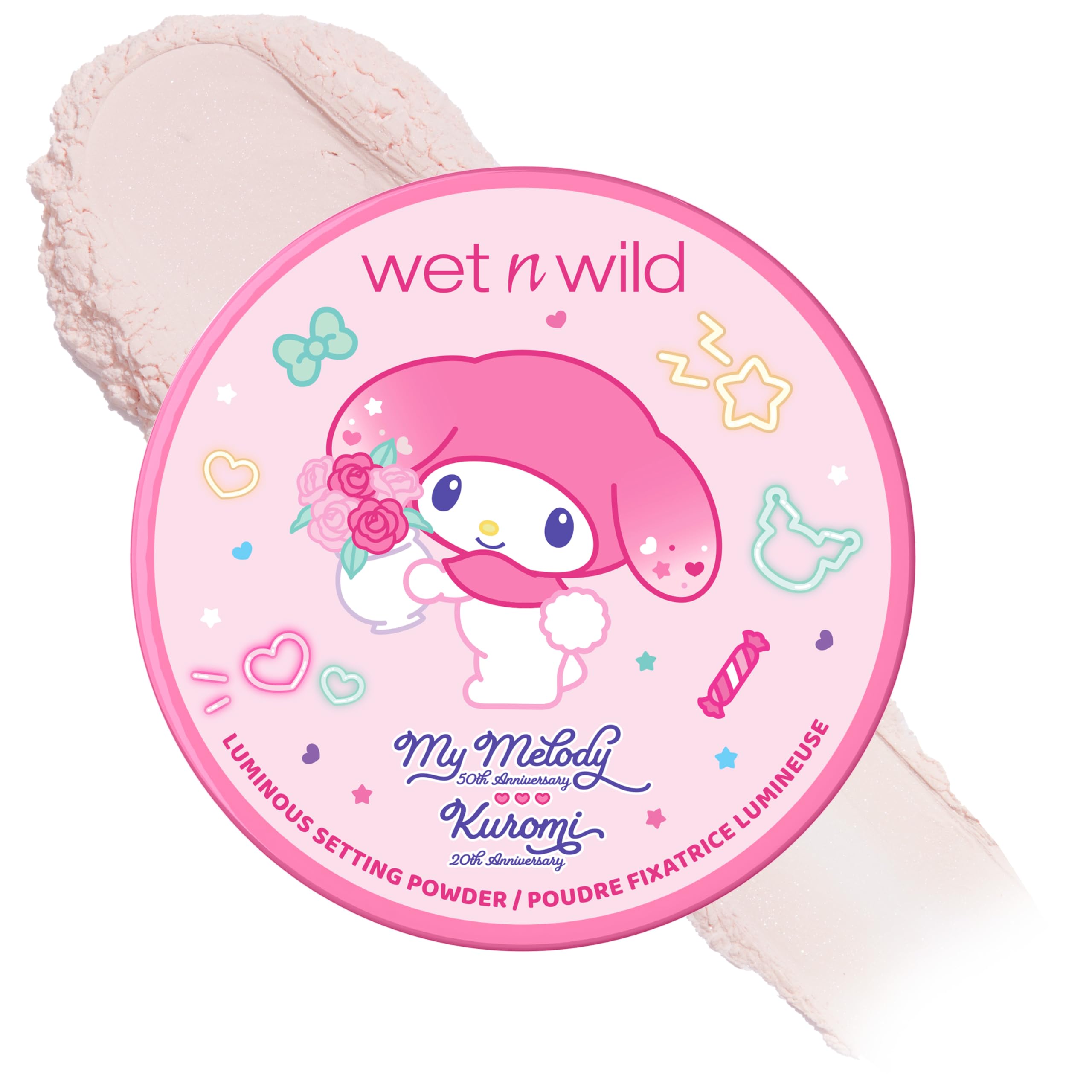 wet n wild My Melody and Kuromi Luminous Loose Setting Powder - Sugar Sparkle